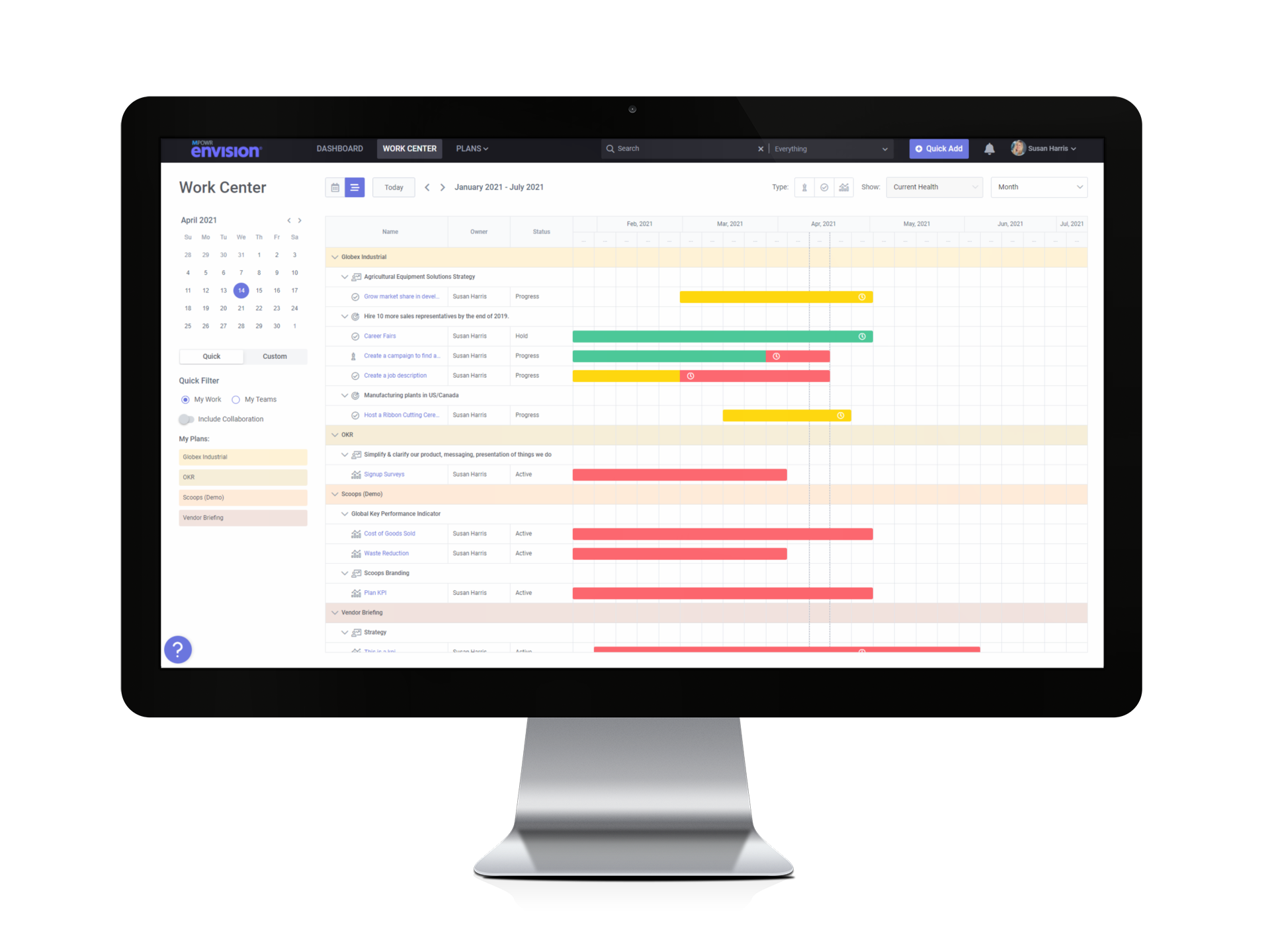 screenshot of MPOWR Envision